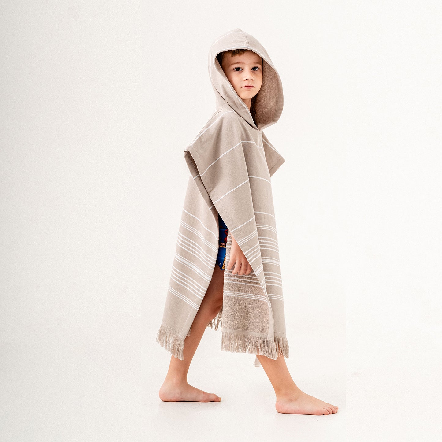 Sense Hooded Towel Changing Poncho for Kids