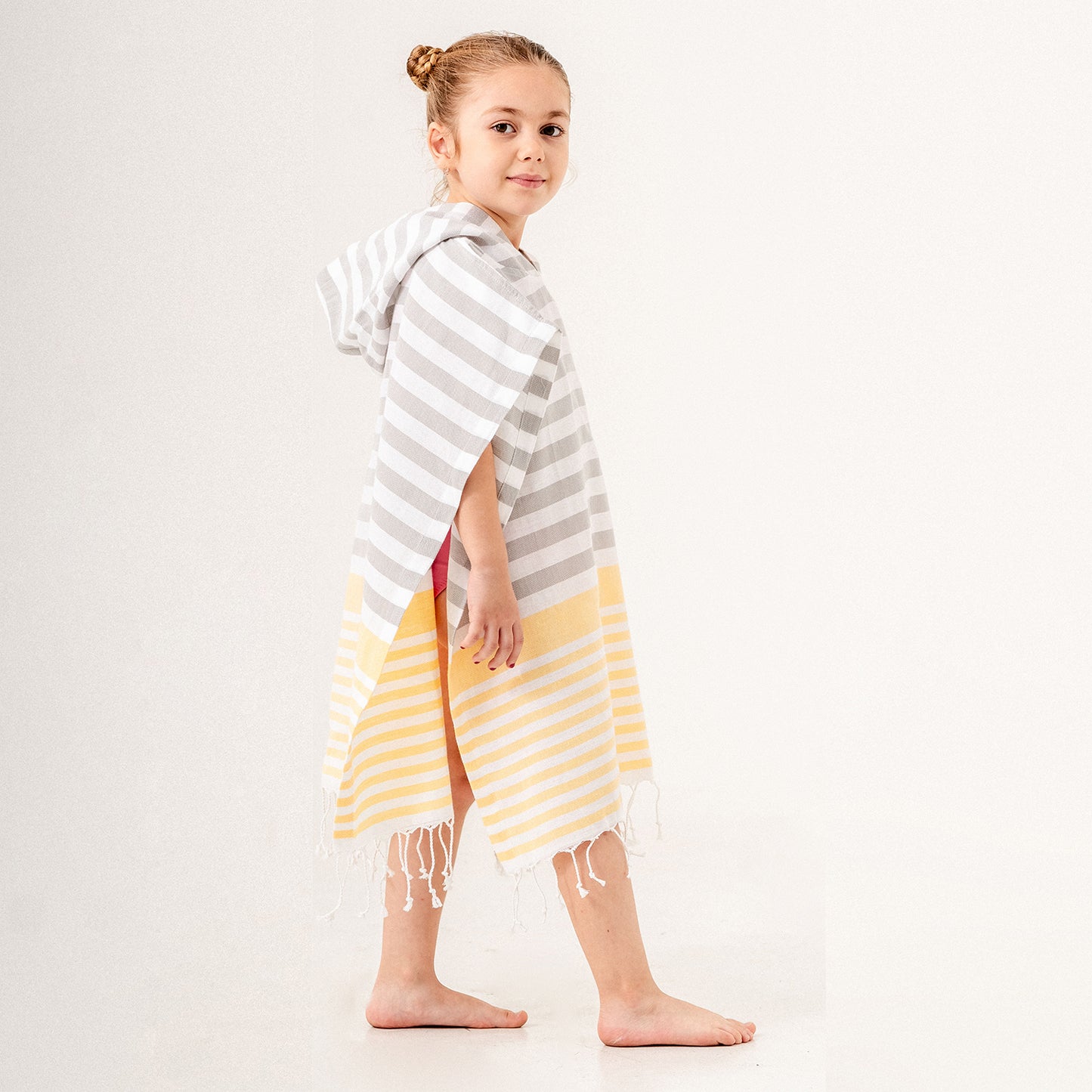 Capri Hooded Towel Changing Poncho for Kids