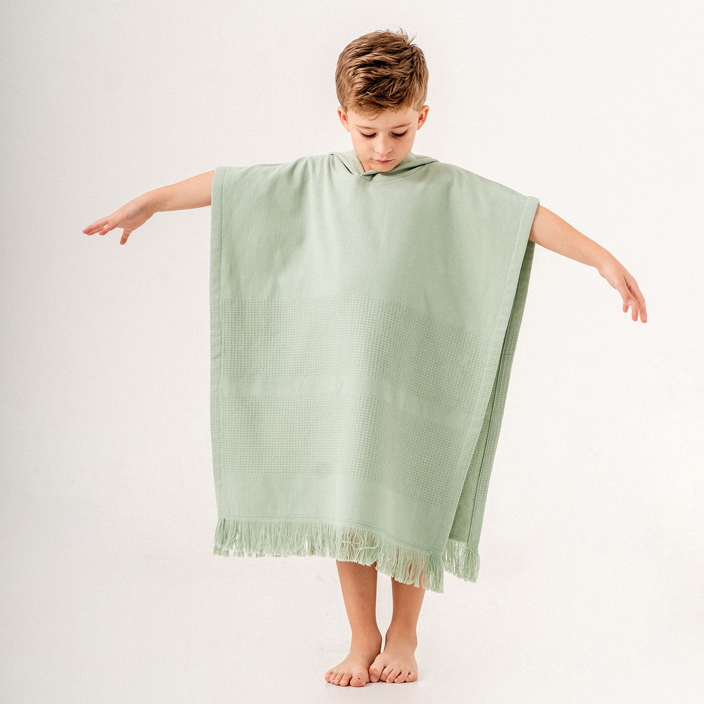Aria Hooded Towel Changing Poncho for Kids