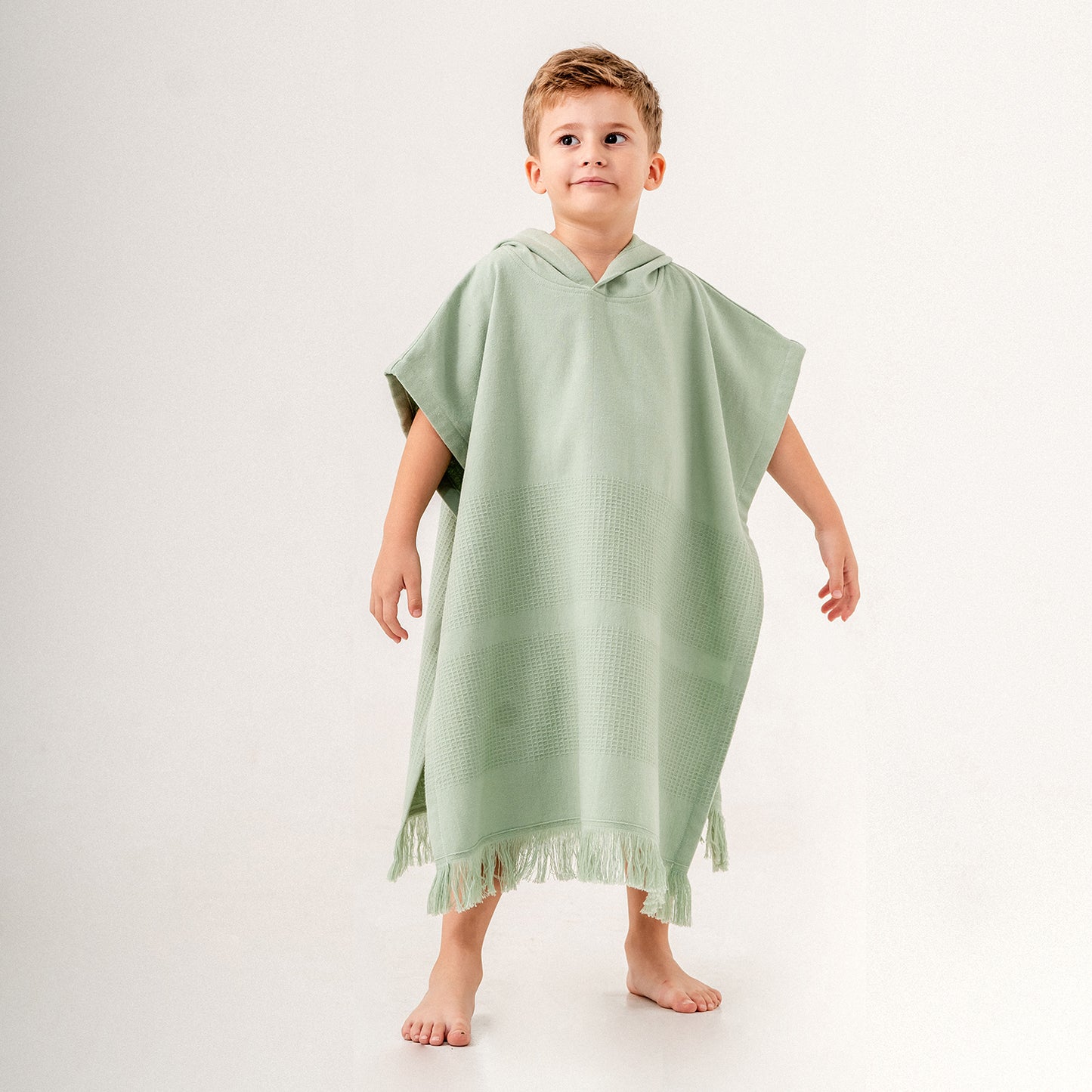 Aria Hooded Towel Changing Poncho for Kids