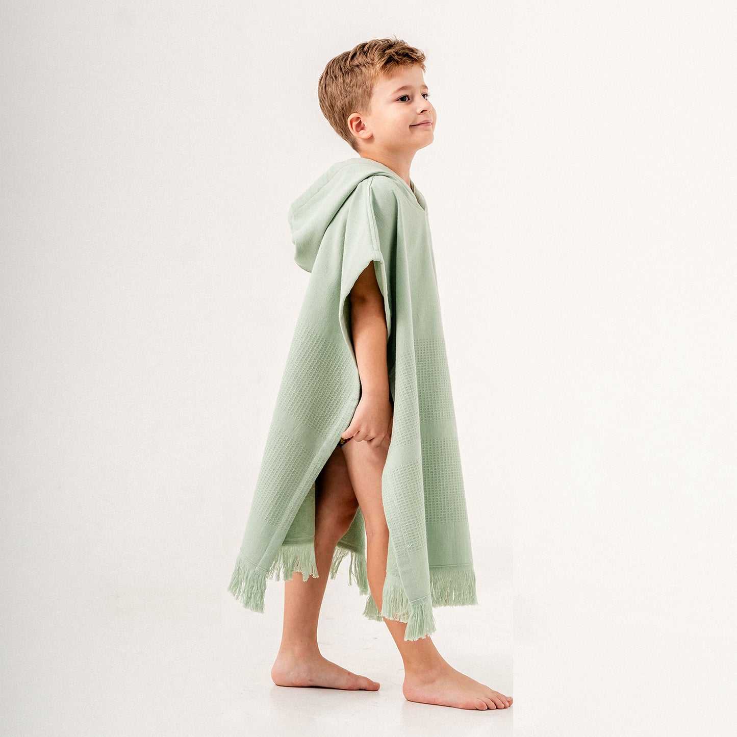 Aria Hooded Towel Changing Poncho for Kids
