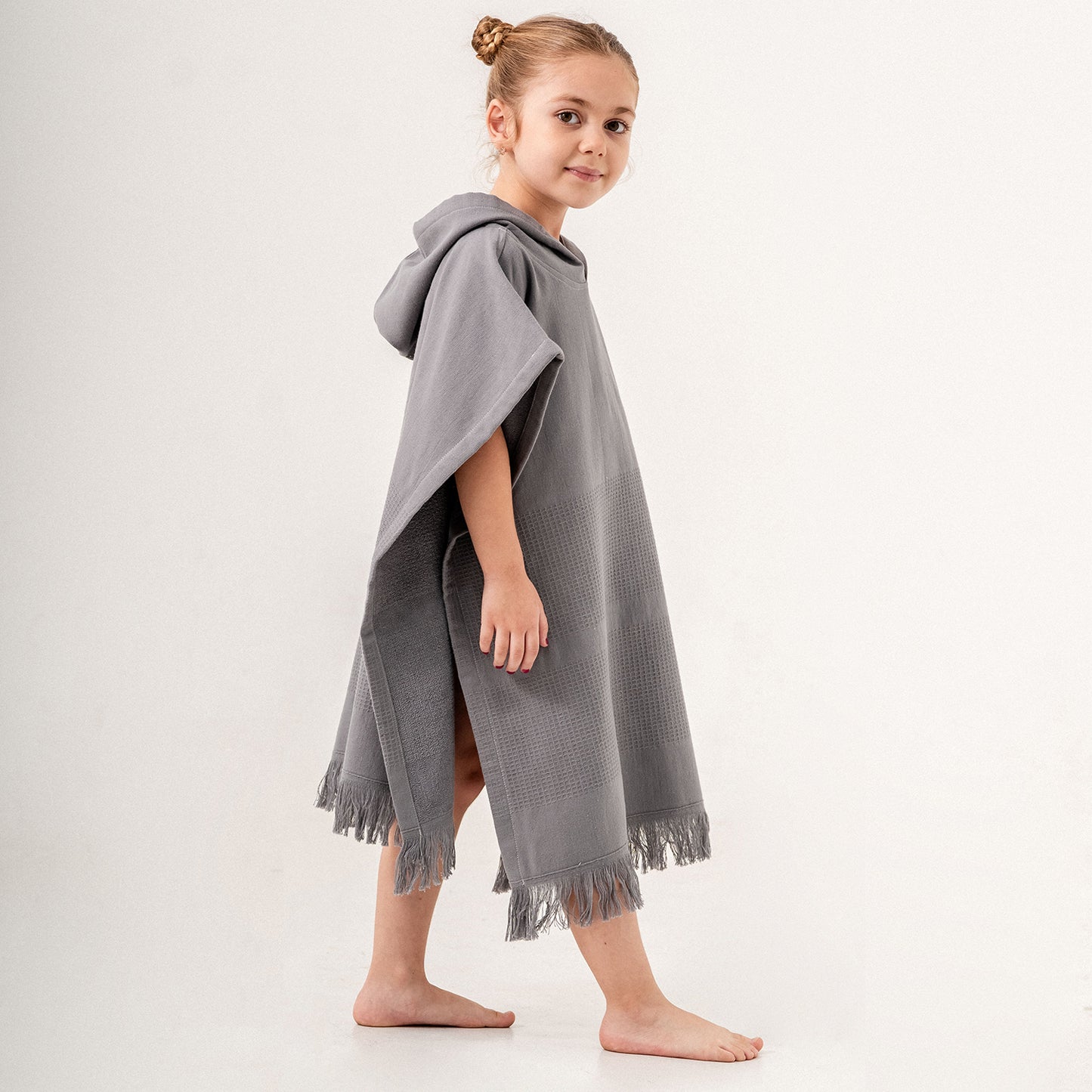 Aria Hooded Towel Changing Poncho for Kids