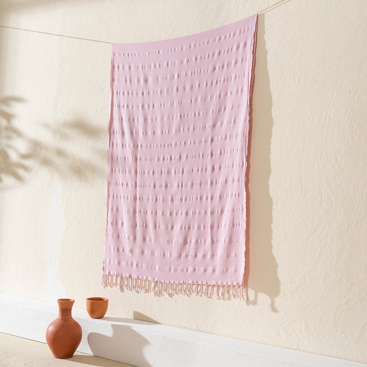Stonewashed Turkish Hamam Pestemal Beach Towel