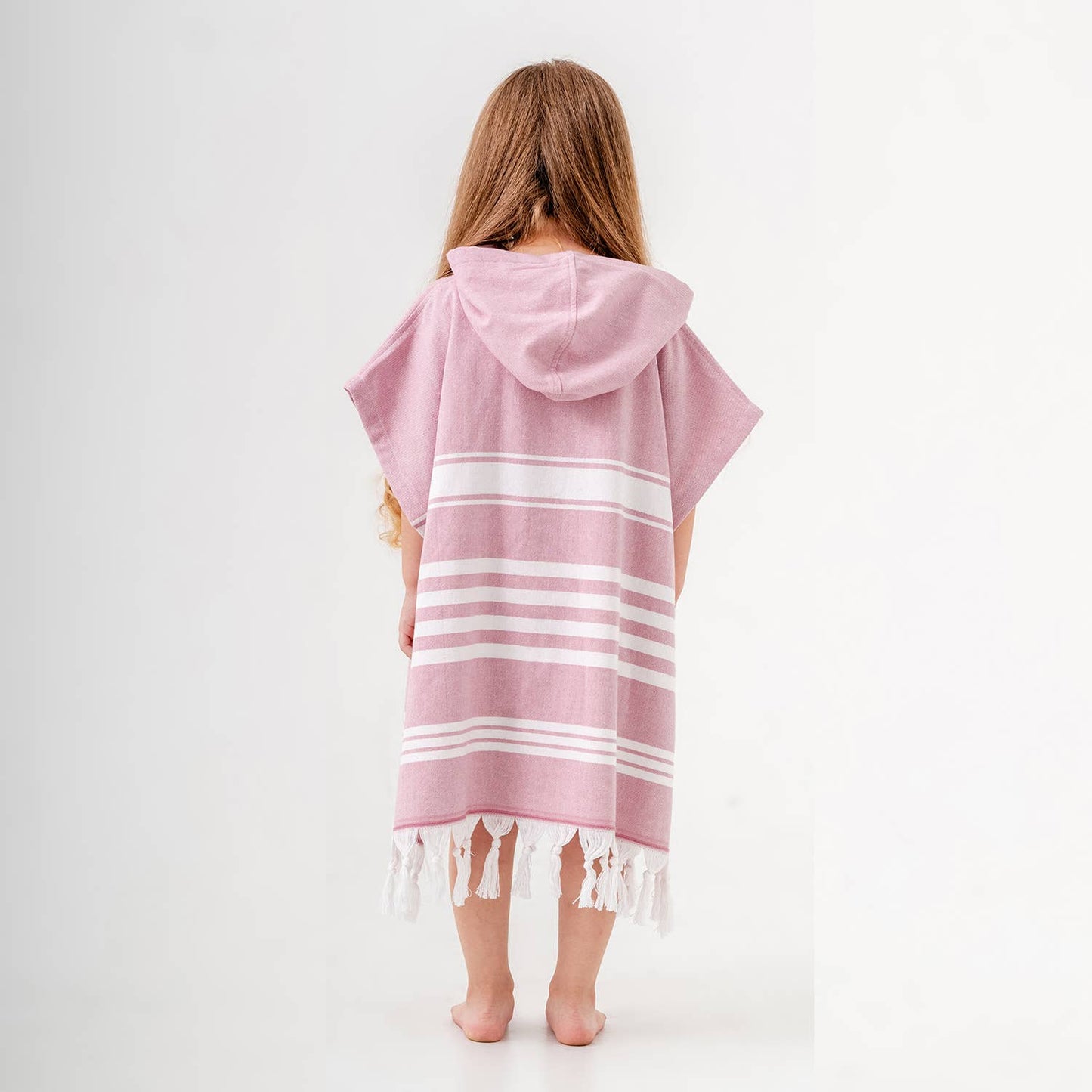 Hooded Poncho Surf Changing Swimming Beach Towel Terrybacked