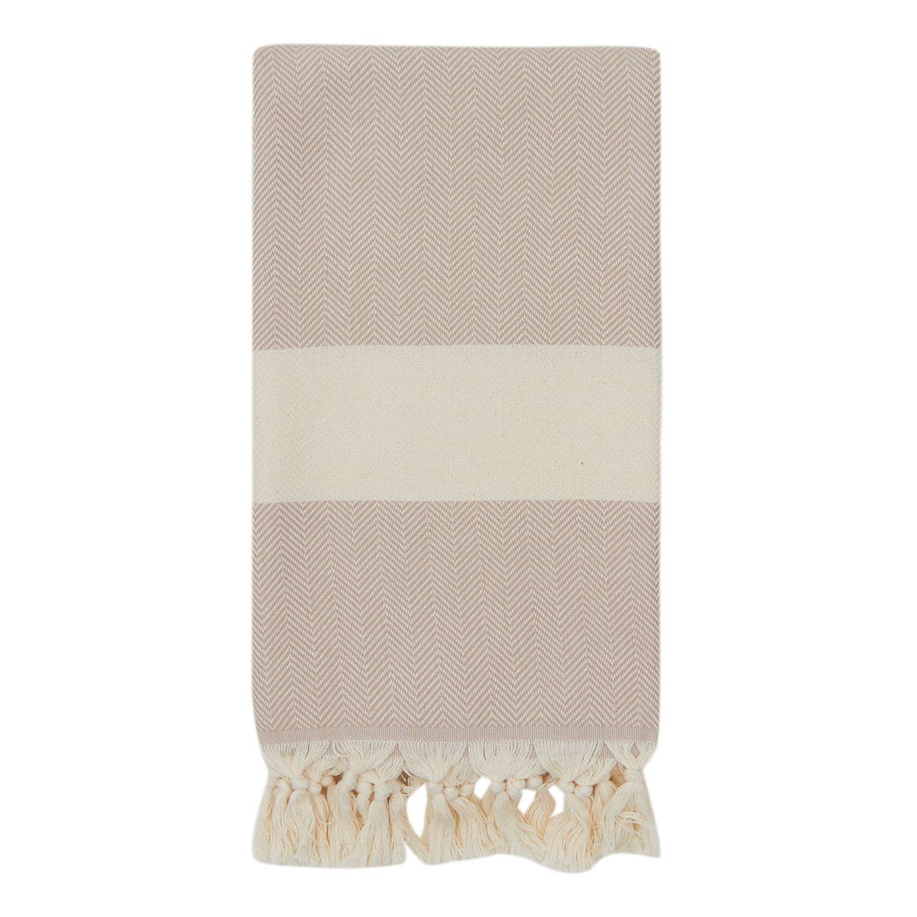 Herringbone Turkish Towel Suitable for Embroidery Monogram