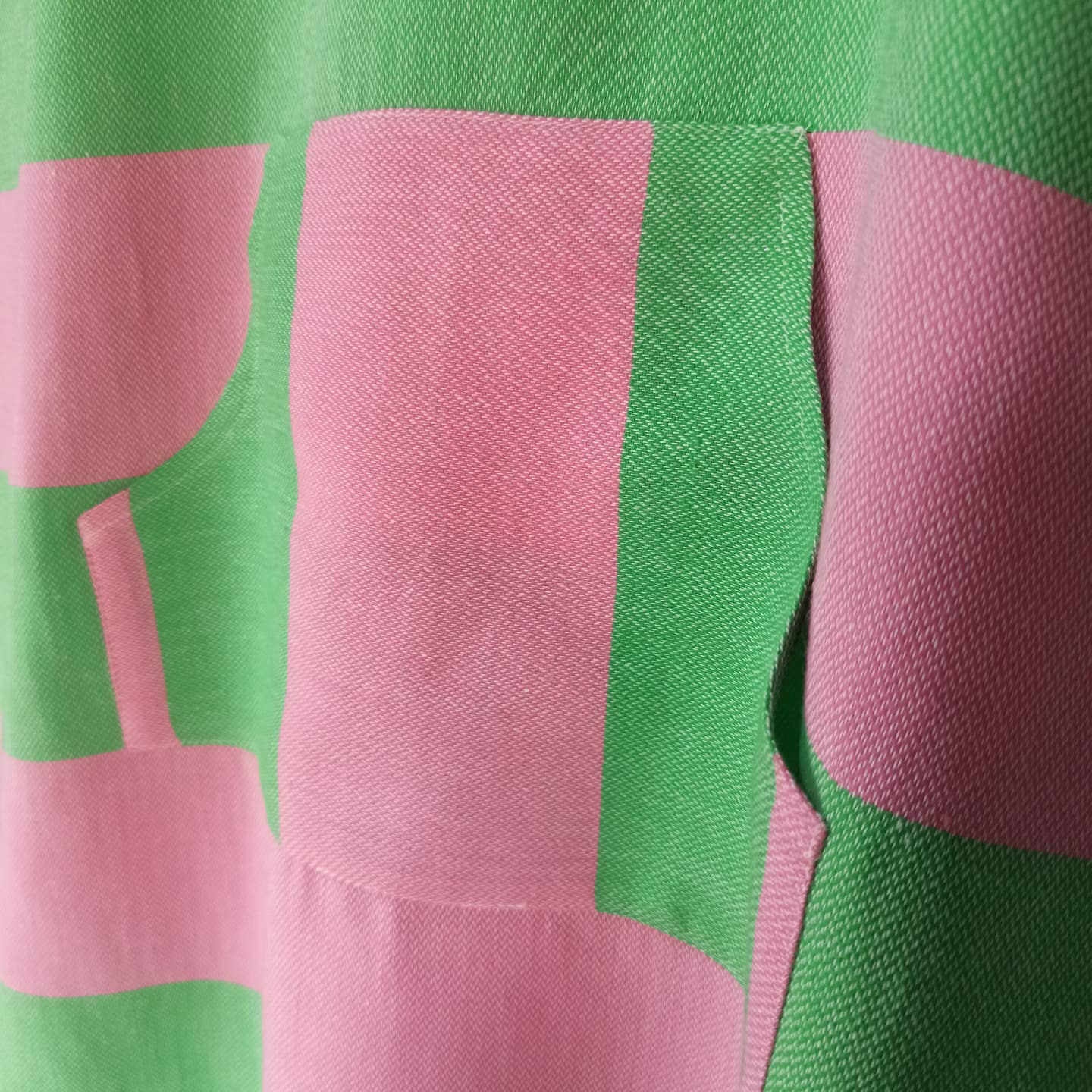 Pink Green Hooded Towel Changing Poncho for Kids