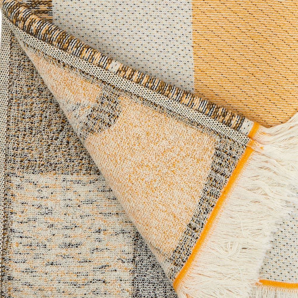 Blocks Turkish Towels 35x70in Terry-backing Beach Pool Bath