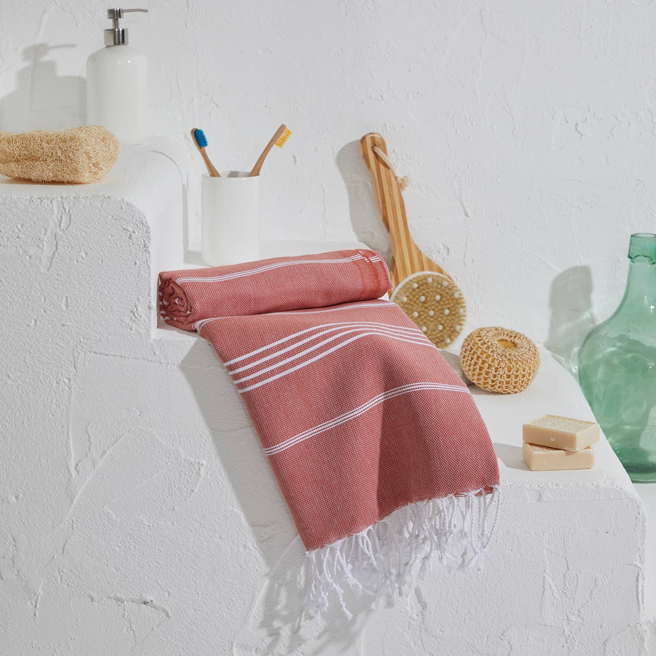 Colorful Turkish BeachTowel Hamam Pestemal Sarong Pareo Spa