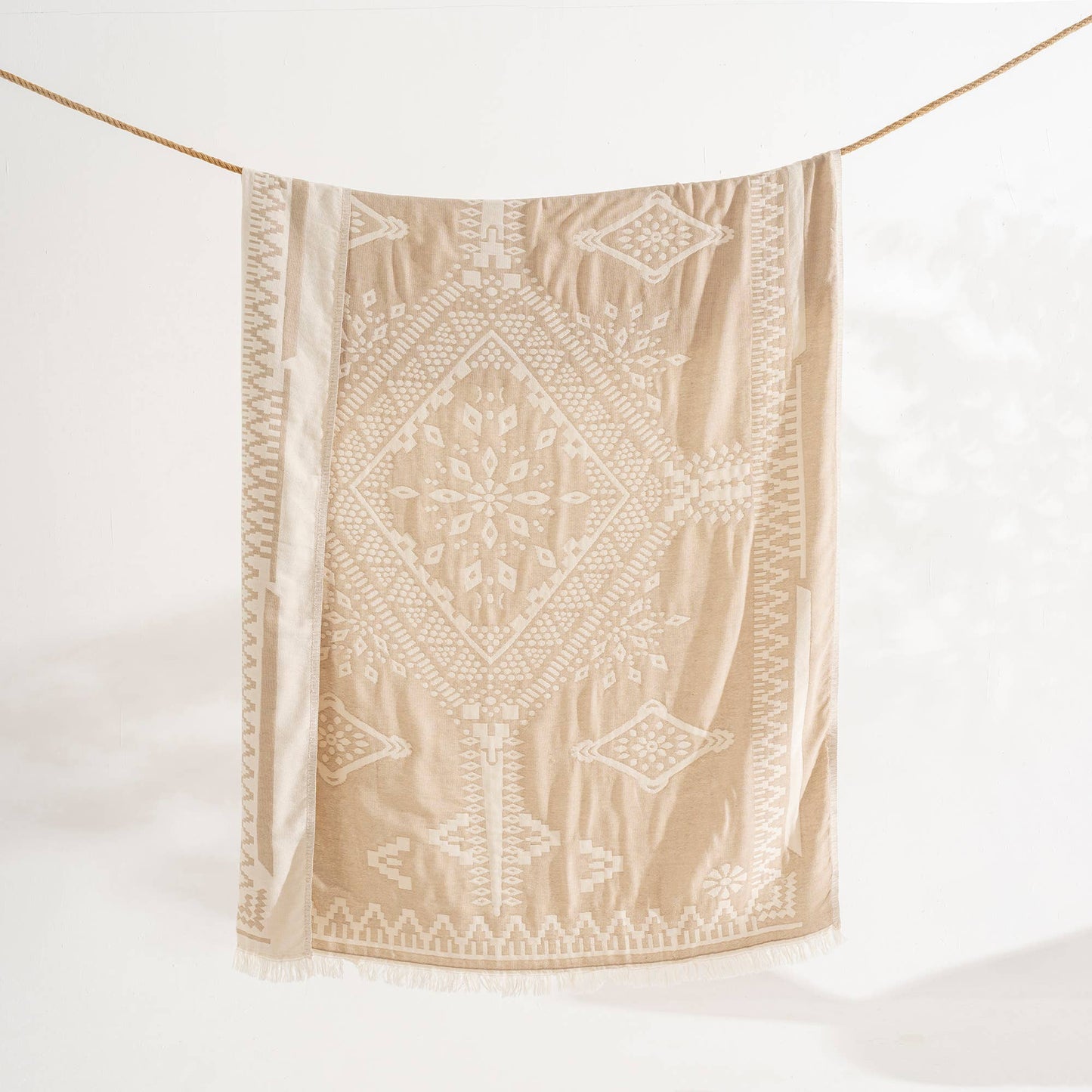 Cotton Throw Blanket Home Decor Farmhouse Cover