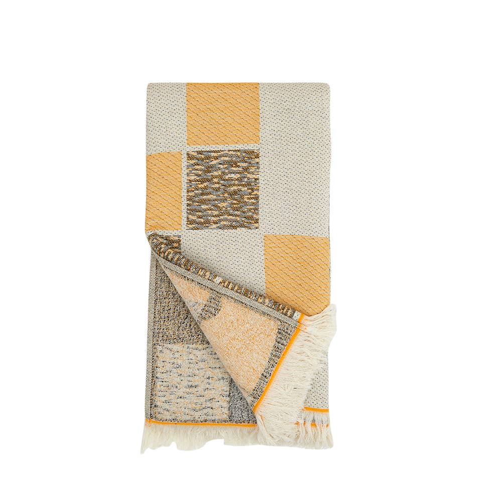 Blocks Turkish Towels 35x70in Terry-backing Beach Pool Bath