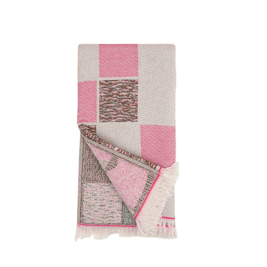 Blocks Turkish Towels 35x70in Terry-backing Beach Pool Bath