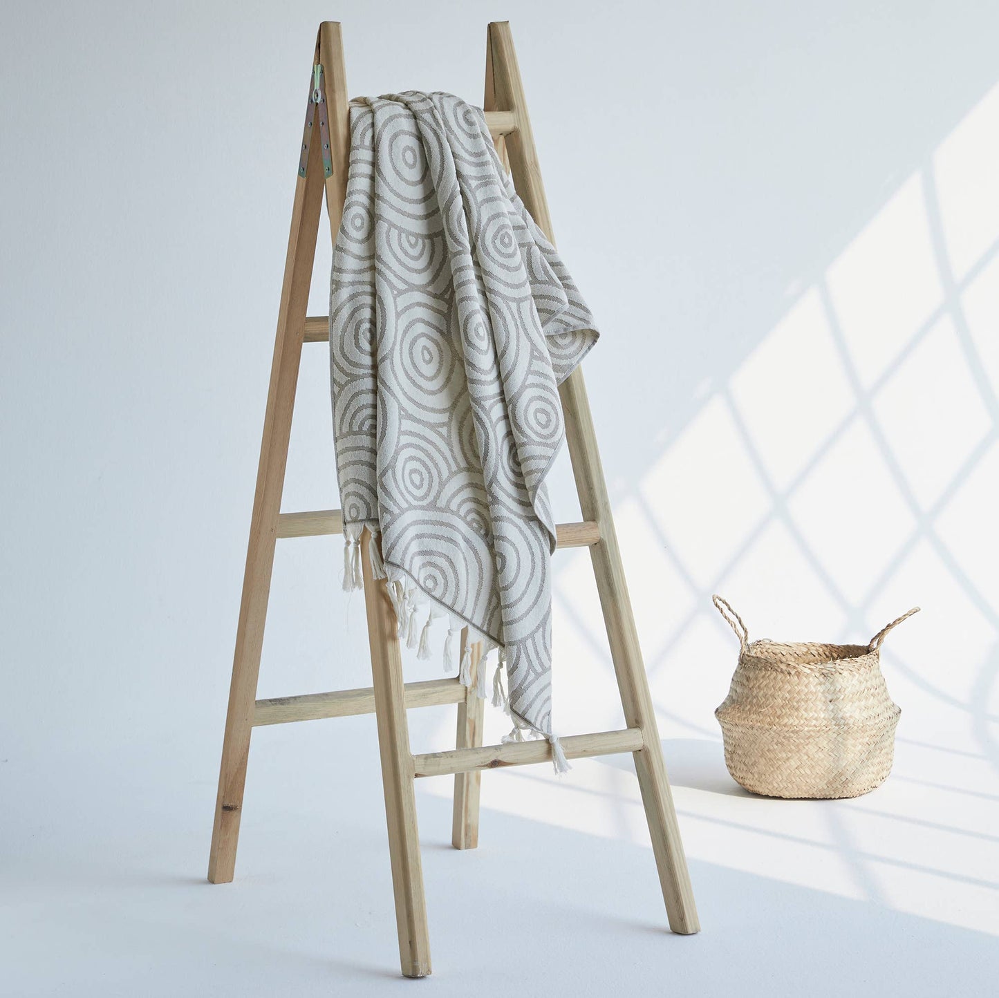 Circles Terry Towels 36x66 in Turkish Cotton Bath Beach Pool