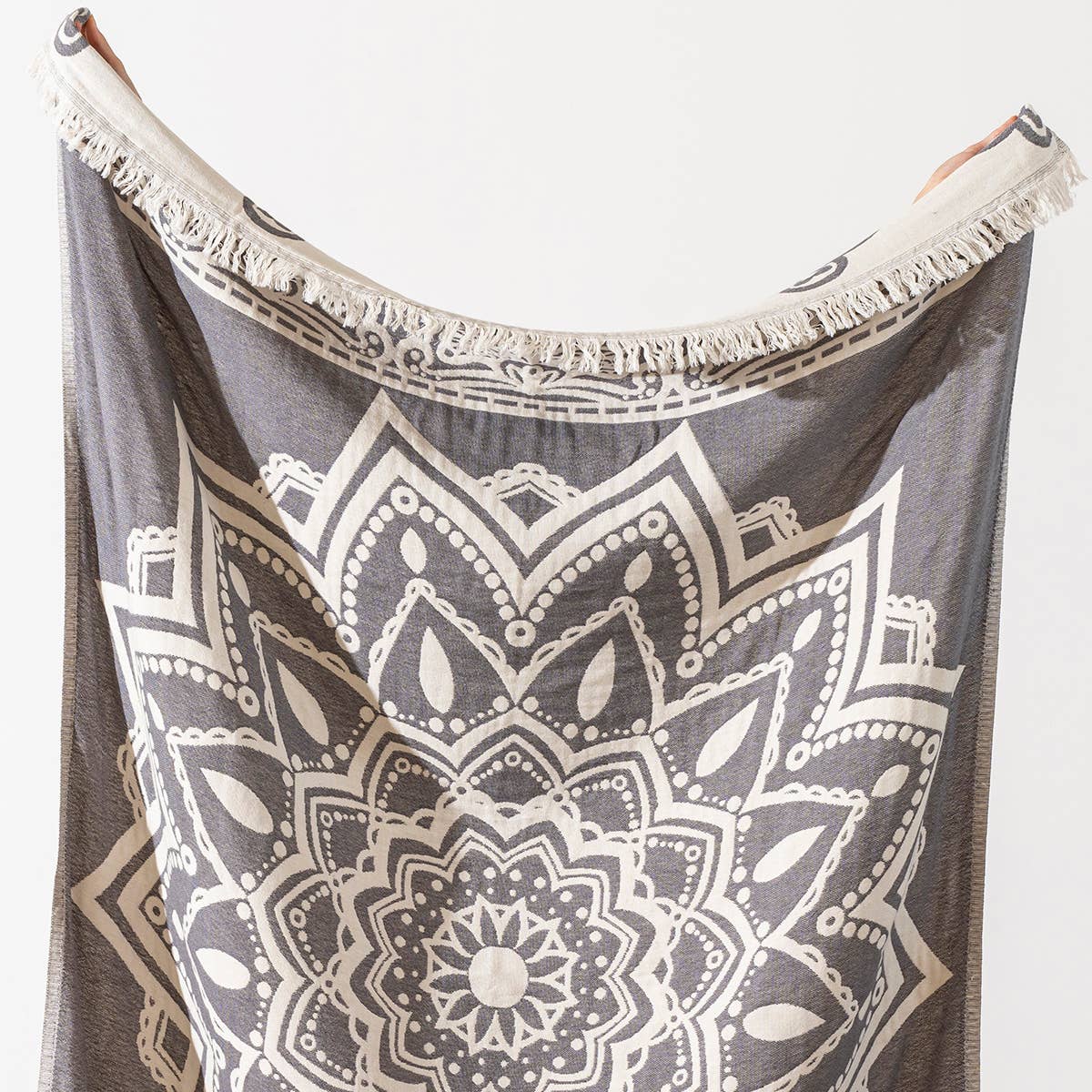 Mandala-Überwurfdecke aus 100 % Baumwolle