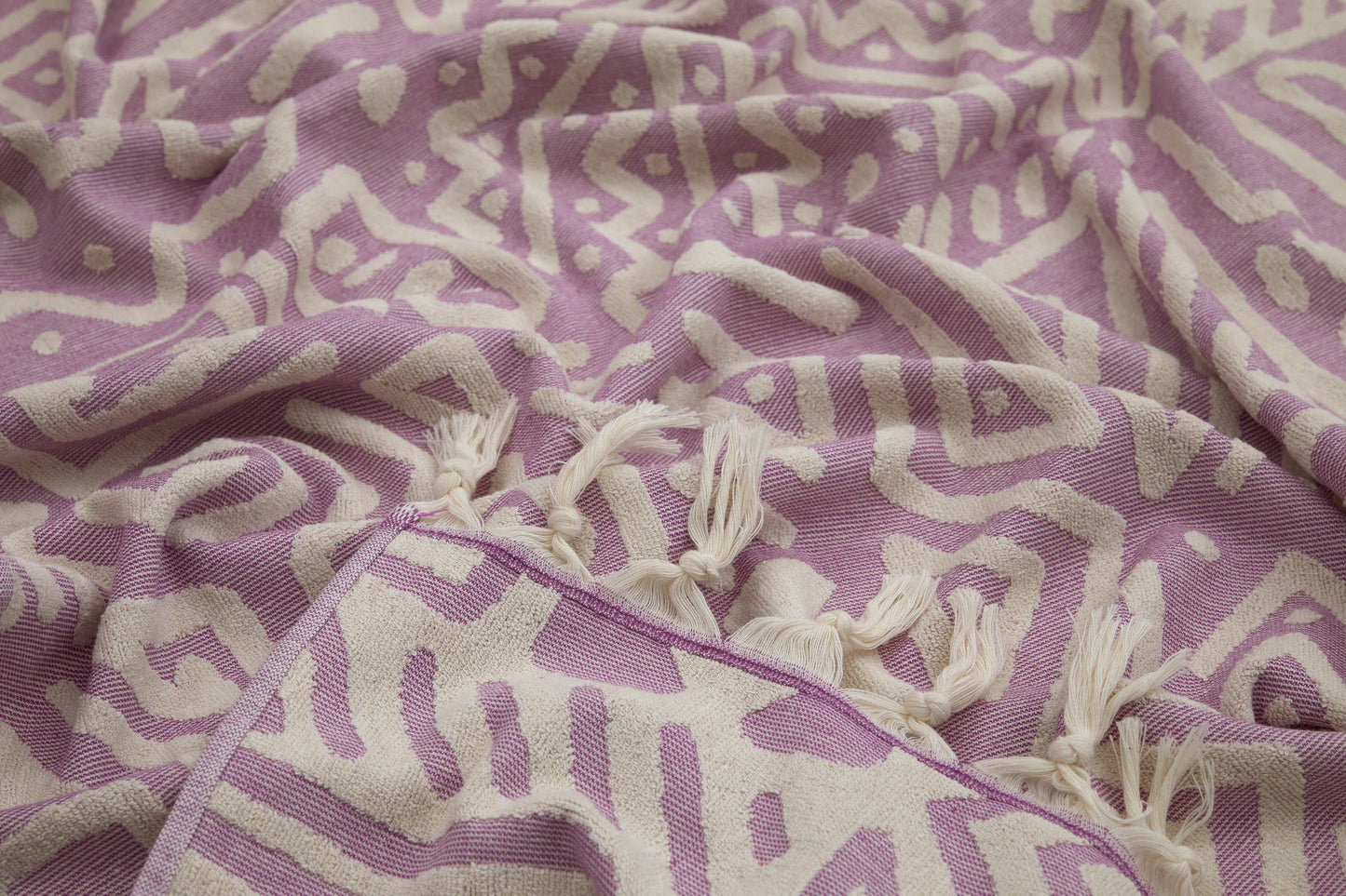 Geom Turkish Cotton Towel 36x66 Terry Hamam Bath Beach Lake