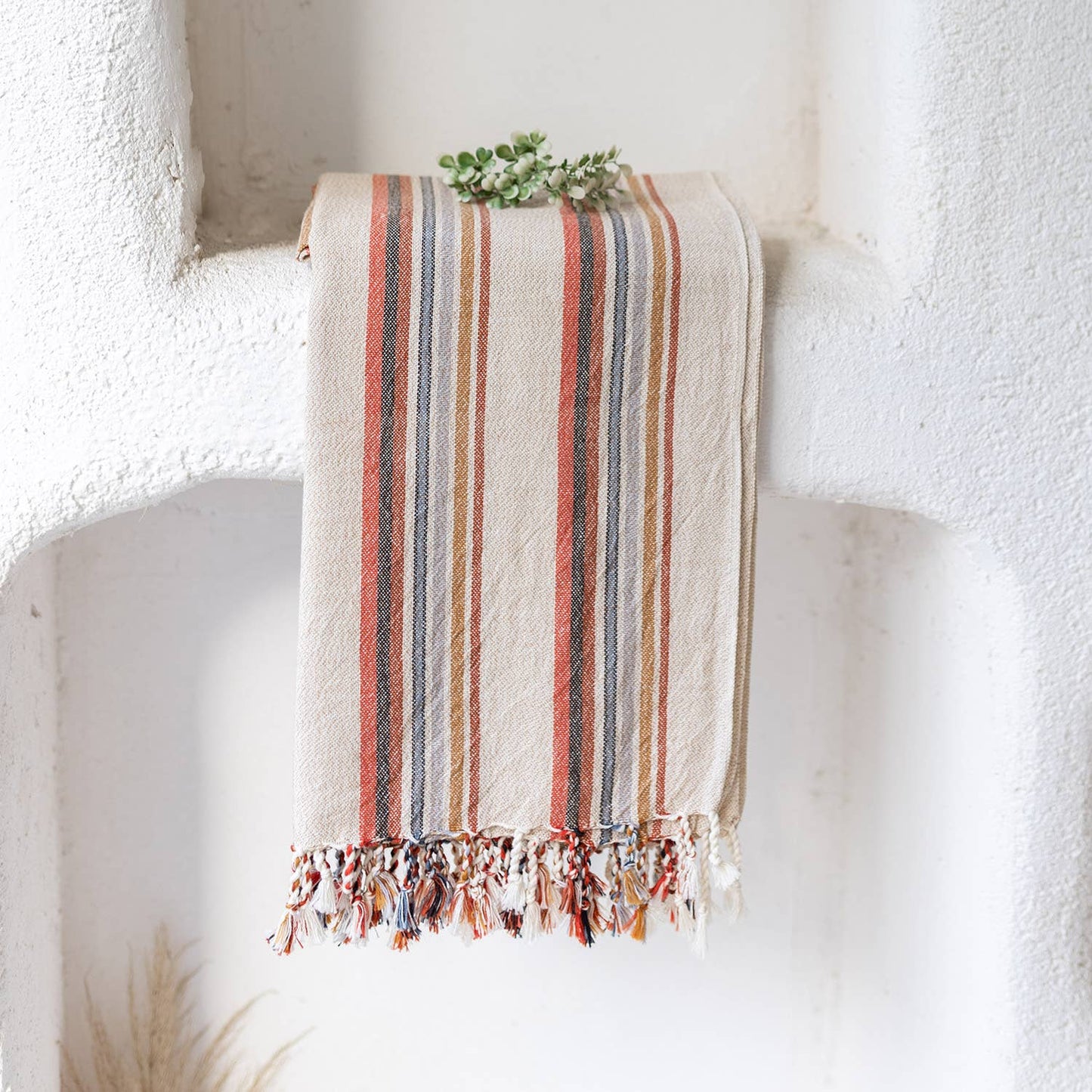 Bath Beach Towels Mid Weight Rustic Vintage Feel Pre-Washed
