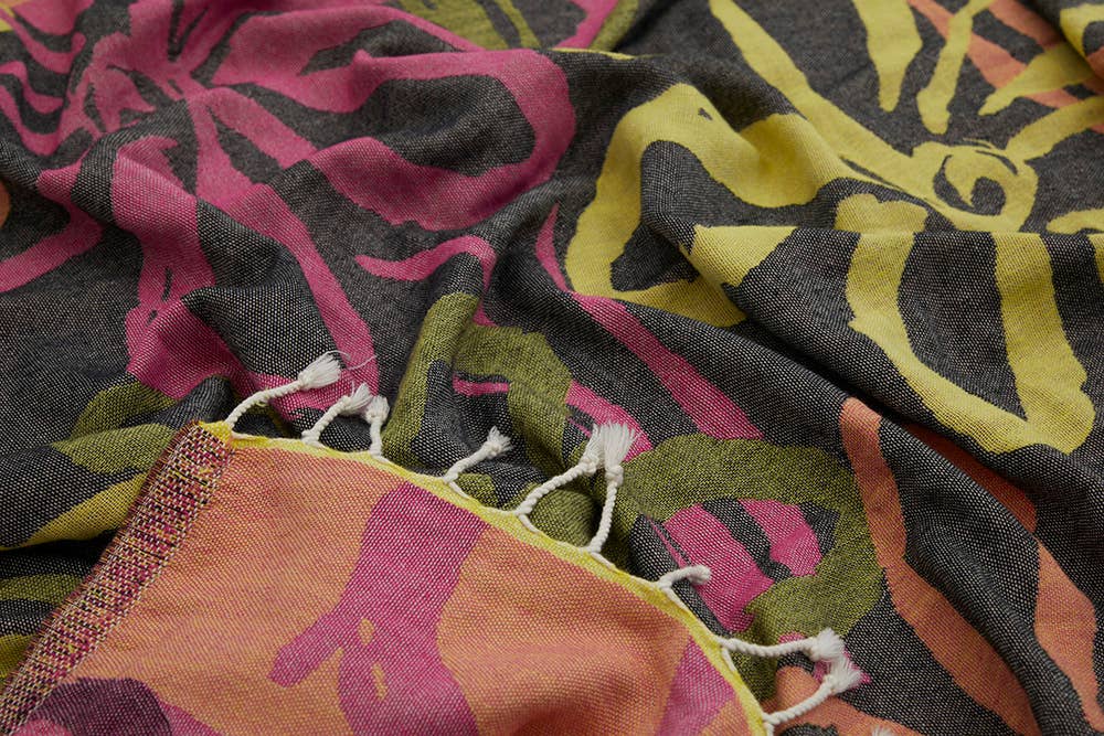 Flower Turkish Beach Towels 33x66 Fouta Peshtemal Hamam Pool