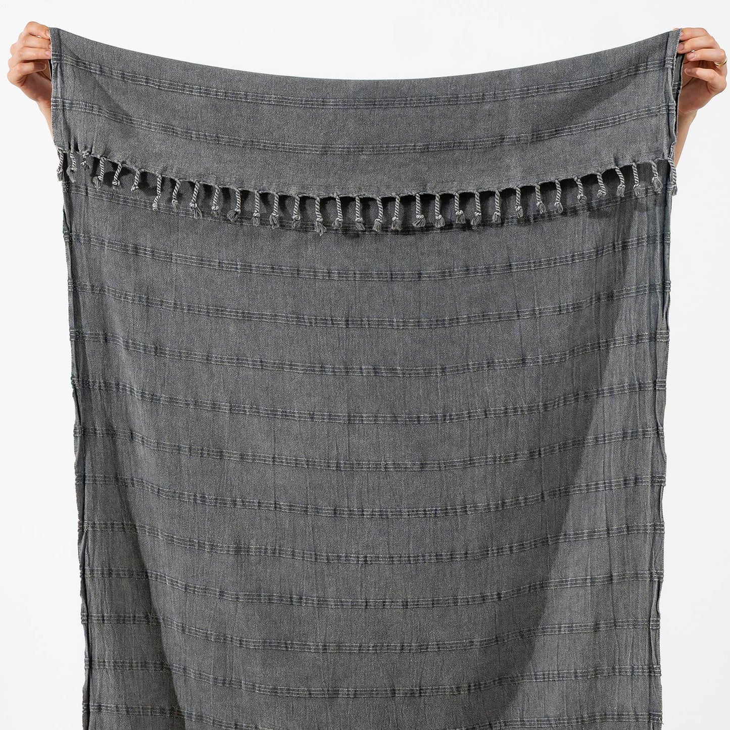 Stonewashed Beach Towel Turkish Hamam Pestemal Fouta Vintage