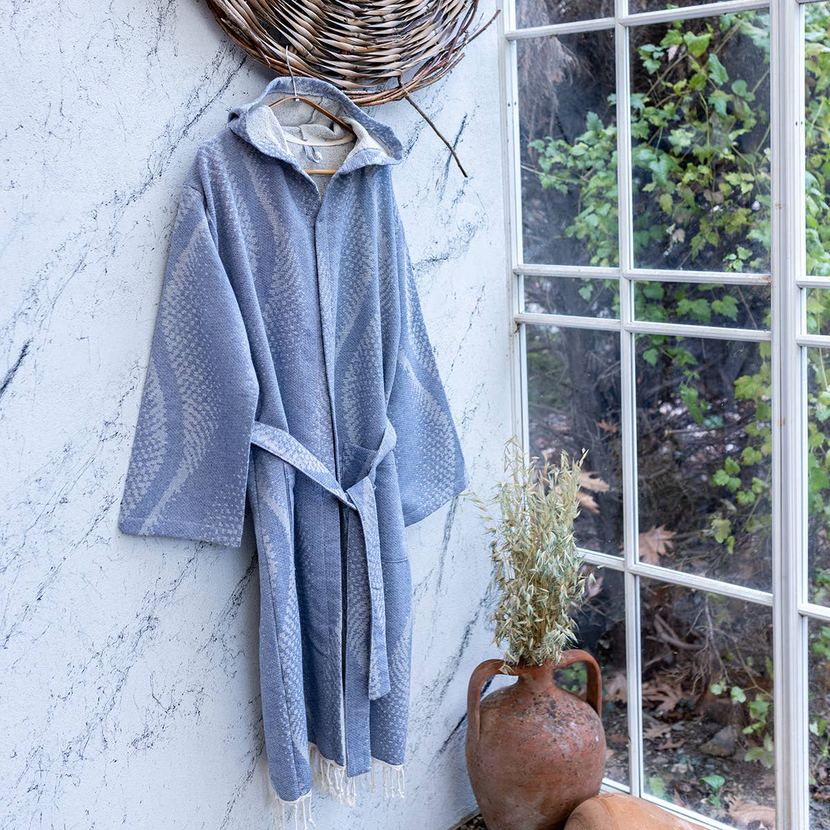 Turkish cotton light weight bathrobe