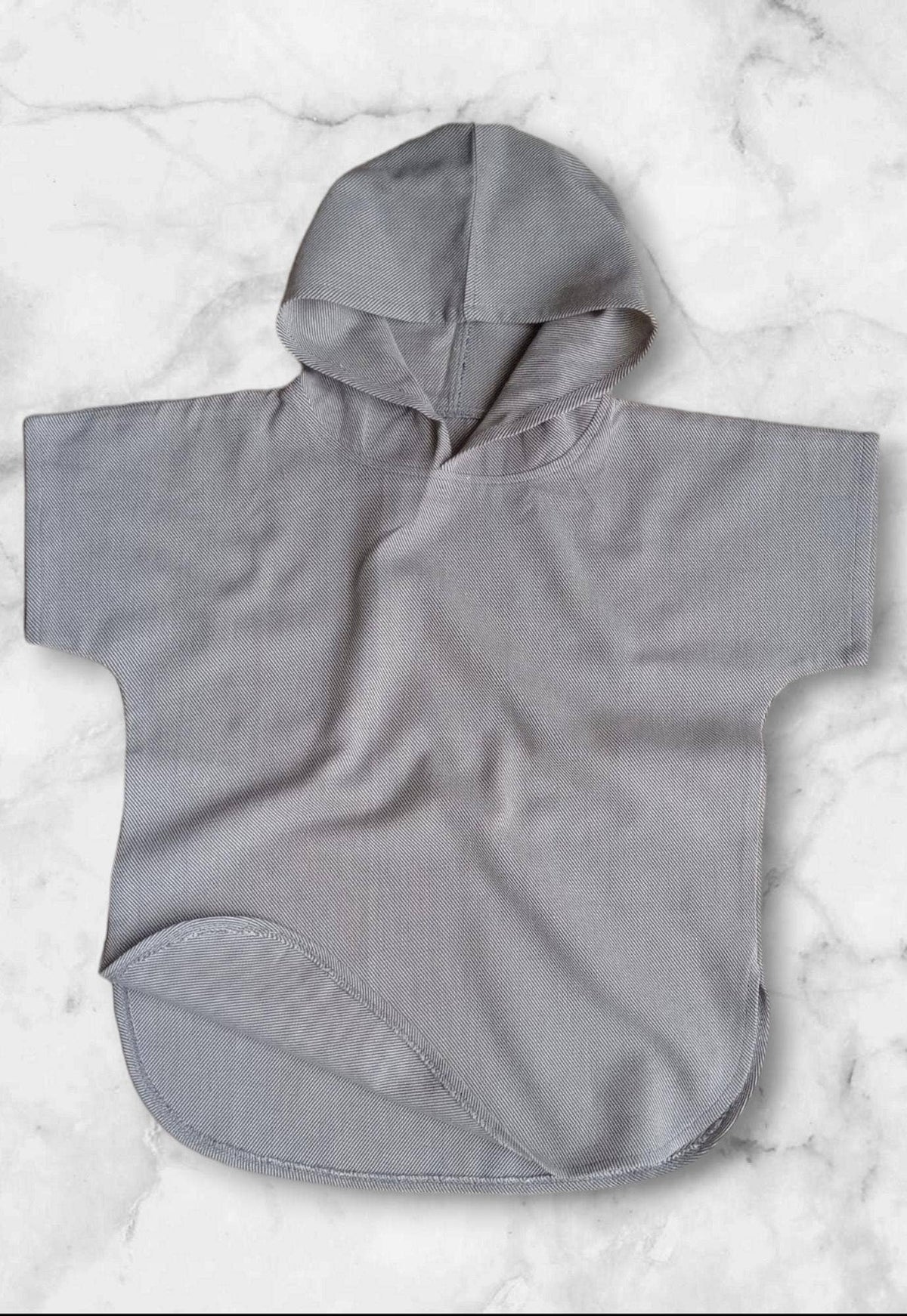 Baby & Toddler Hooded Towel Poncho – Ages 0-3, detail | Kikoya