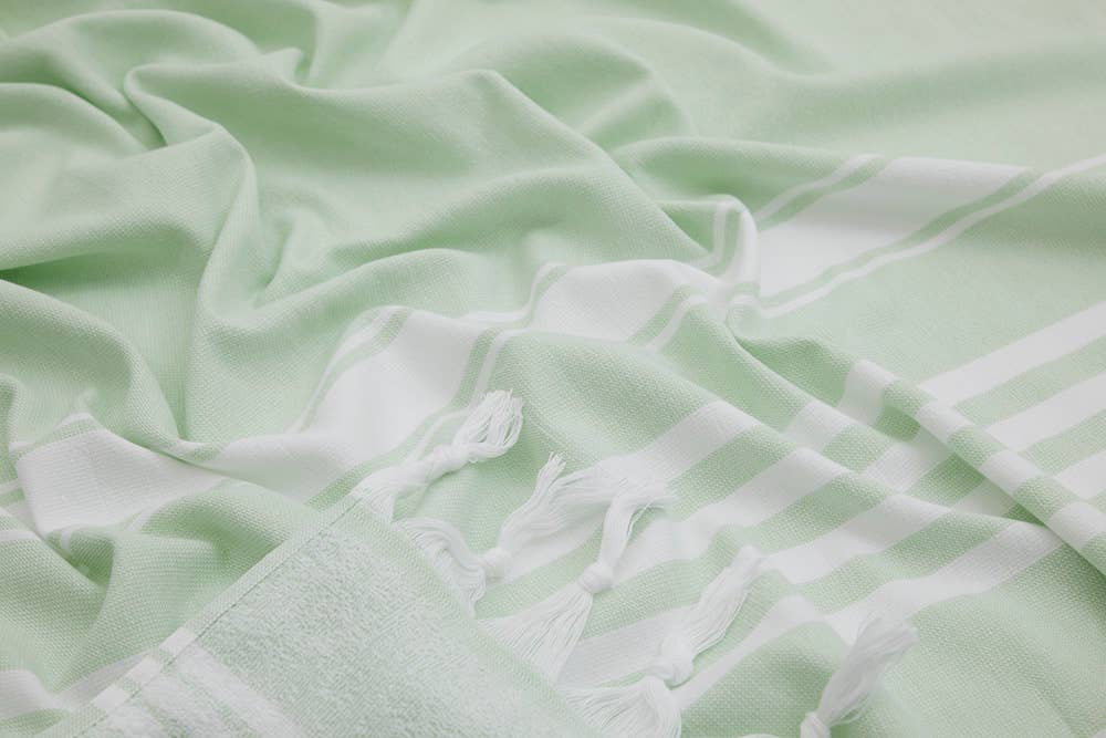 Albatros Turkish Towels Beach Bath Spa Beauty Terry-backed
