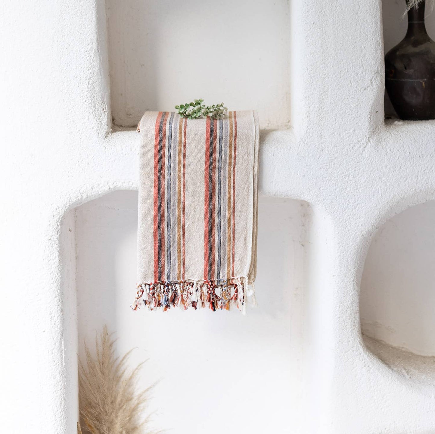 Bath Beach Towels Mid Weight Rustic Vintage Feel Pre-Washed
