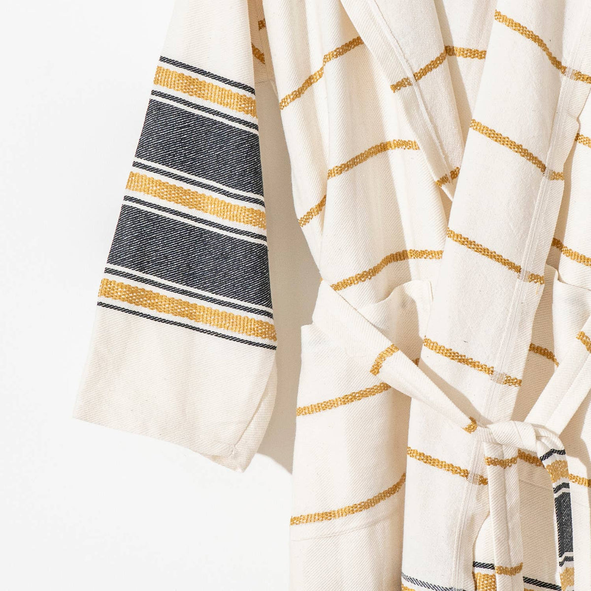 Bohemia Turkish Cotton Bathrobe – Hooded Kimono, 100% Cotton