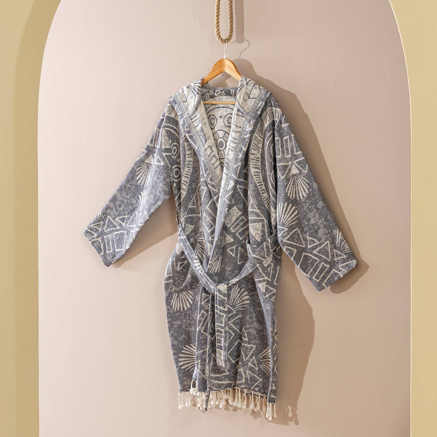 Turkish cotton light weight bathrobe