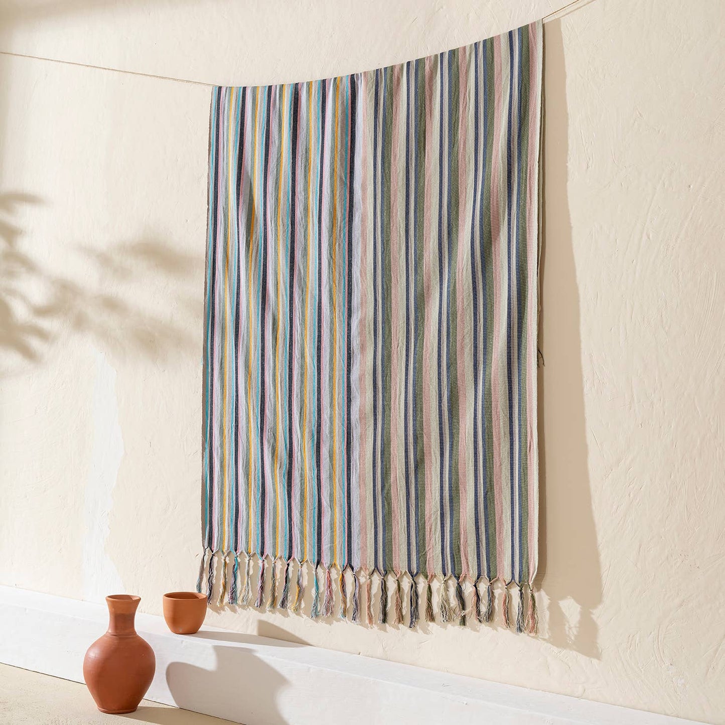 Bath Beach Towels Mid Weight Rustic Vintage Feel Pre-Washed
