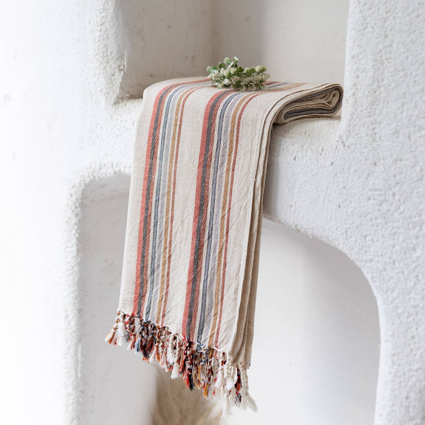 Bath Beach Towels Mid Weight Rustic Vintage Feel Pre-Washed