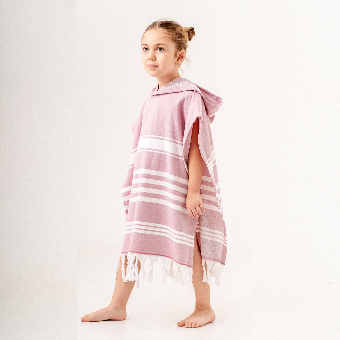 Hooded Poncho Surf Changing Swimming Beach Towel Terrybacked