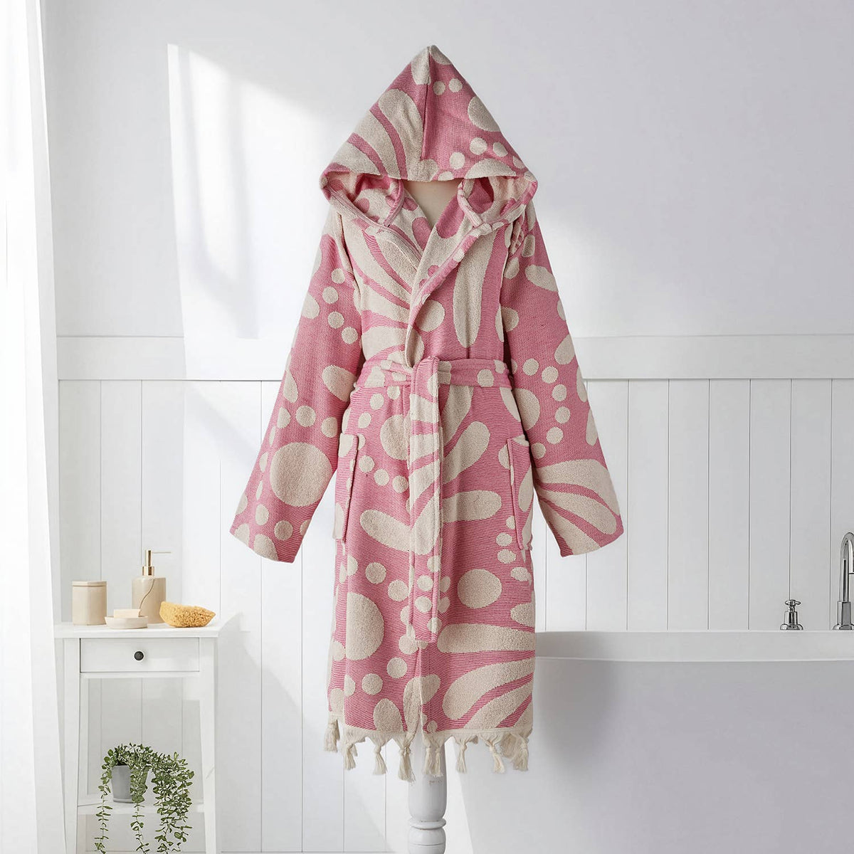 Turkish cotton light weight bathrobe