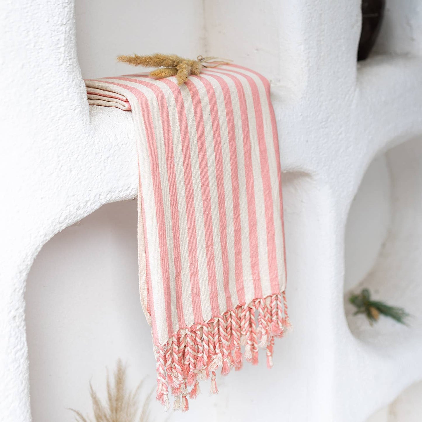 Bath Beach Towels Mid Weight Rustic Vintage Feel Pre-Washed