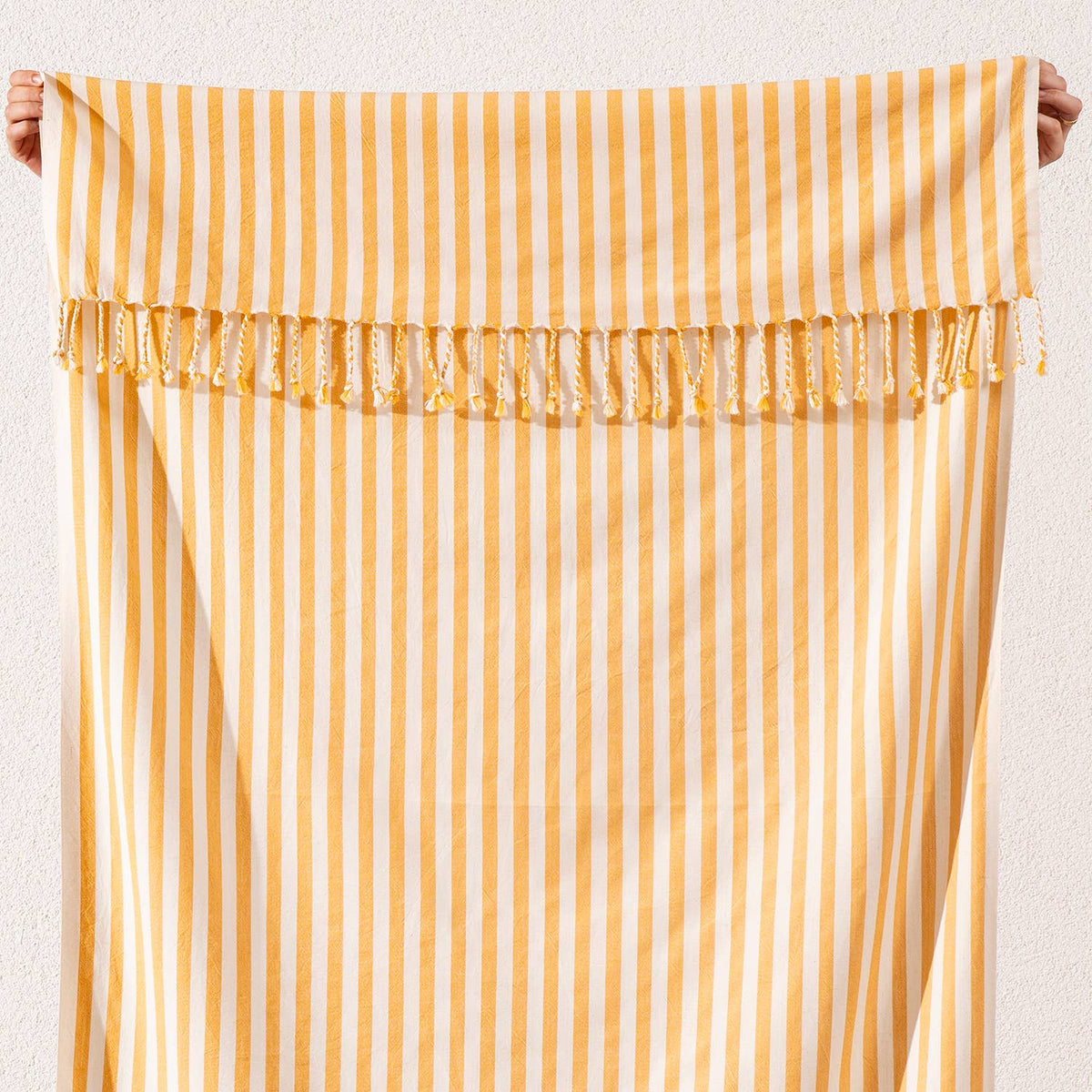 Zebra stripe Turkish beach towel, 33x66 in, flat-woven peshtemal in four colours | Kikoya