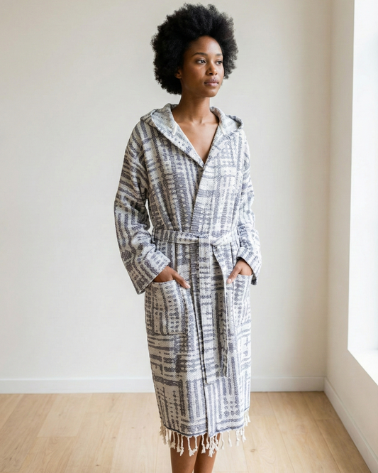 Turkish cotton light weight bathrobe
