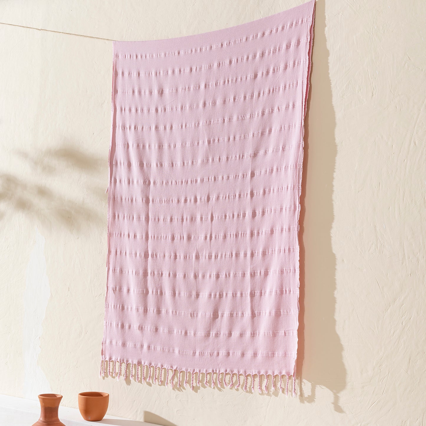Stonewashed Turkish Hamam Pestemal Beach Towel