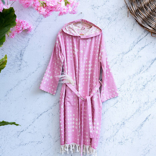 Turkish cotton light weight bathrobe