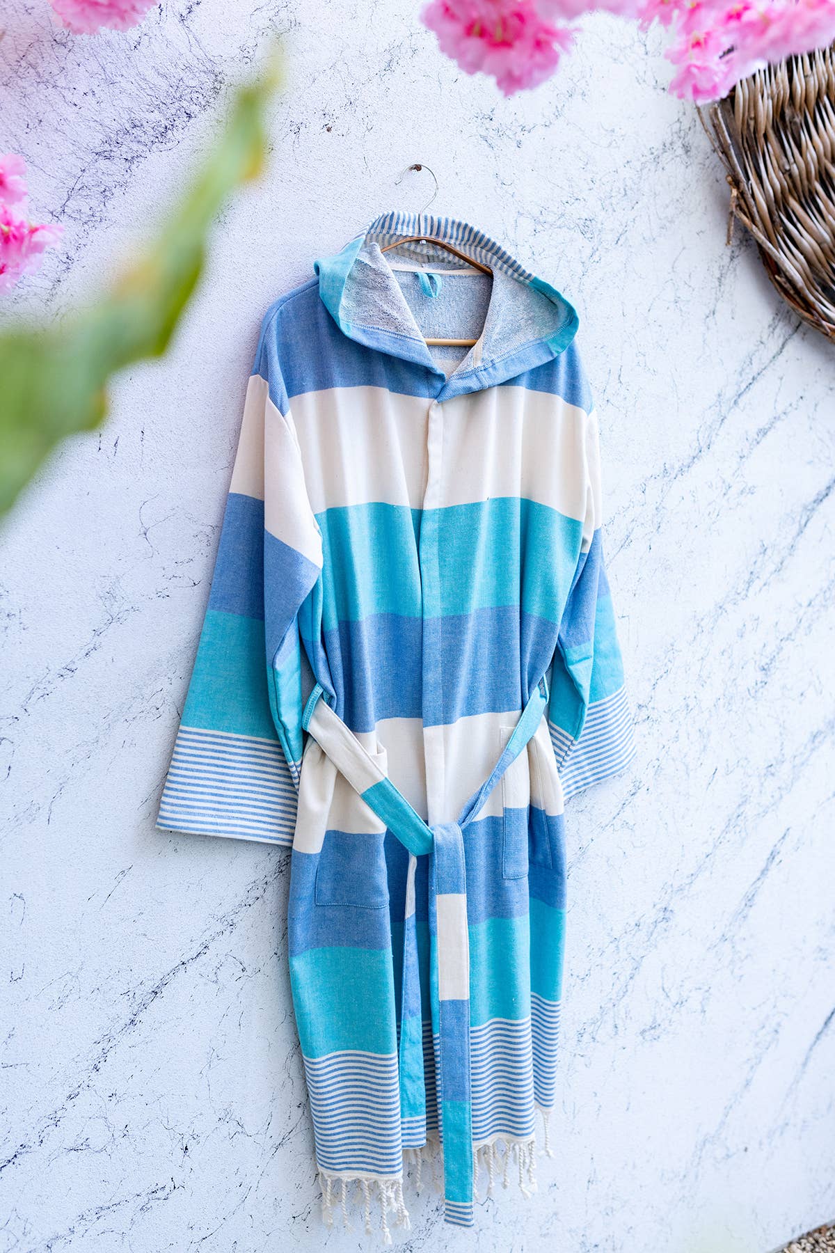 Turkish cotton light weight bathrobe