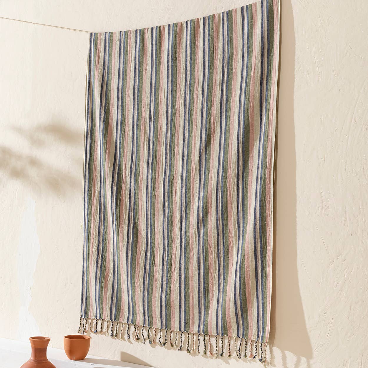 Bath Beach Towels Mid Weight Rustic Vintage Feel Pre-Washed