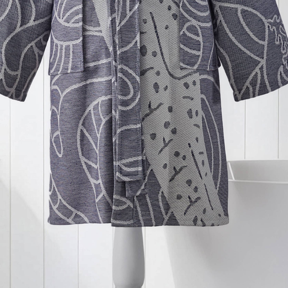 Whale Shark Turkish kimono bathrobe – Blue | Kikoya