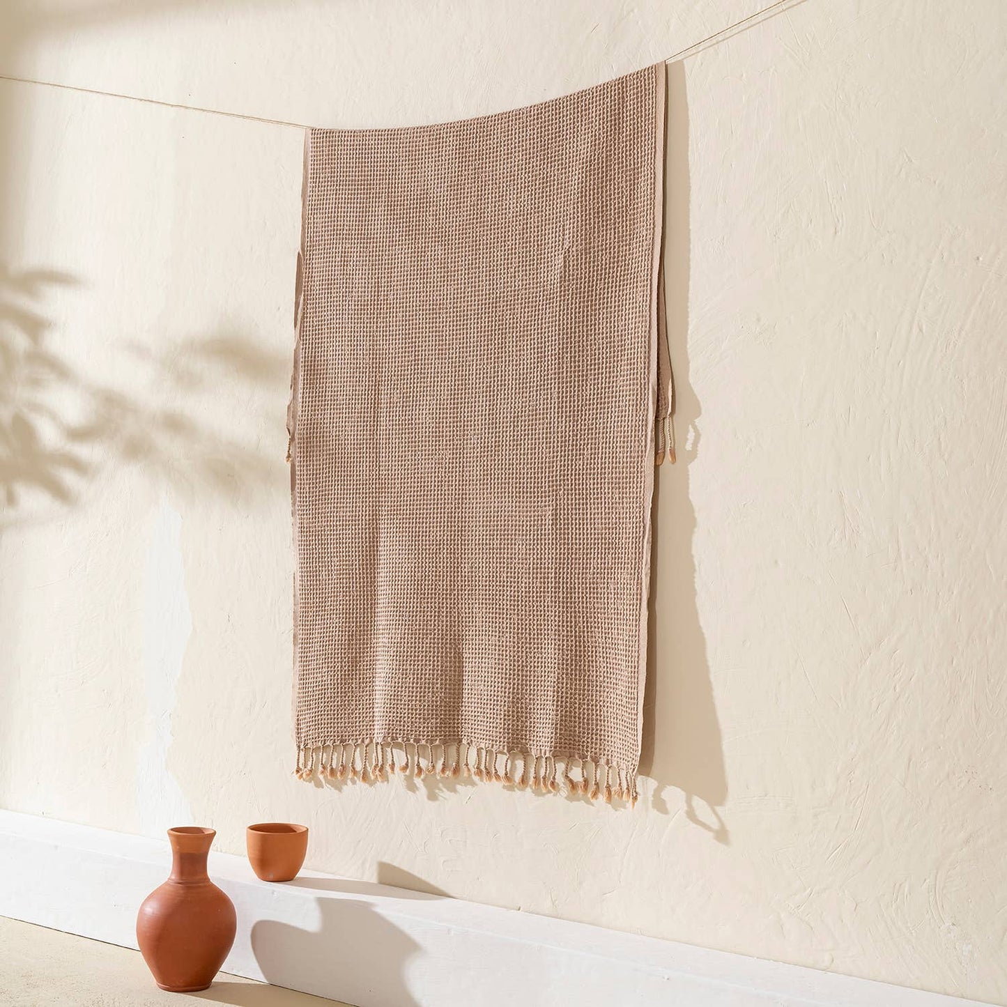 Stonewashed Turkish Hamam Pestemal Beach Towel