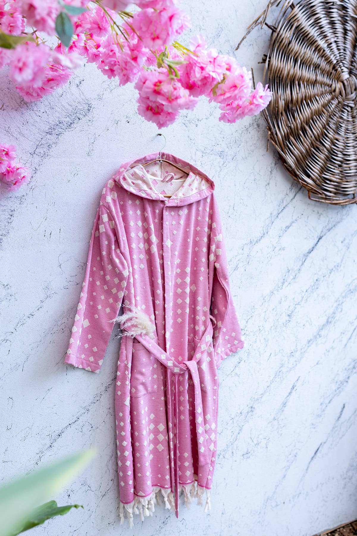 Turkish cotton light weight bathrobe