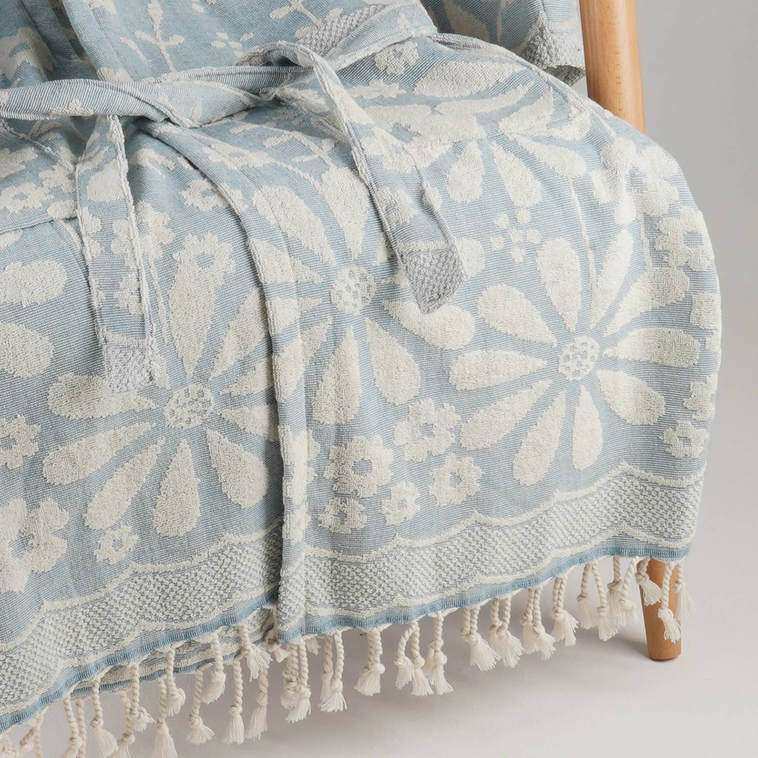 Turkish cotton light weight bathrobe
