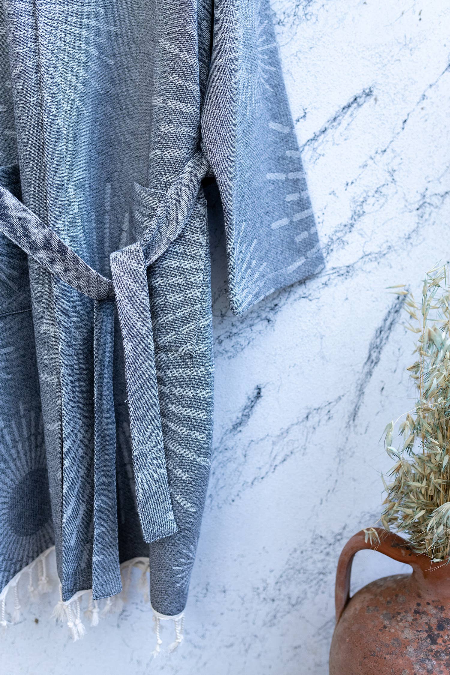 Turkish cotton light weight bathrobe