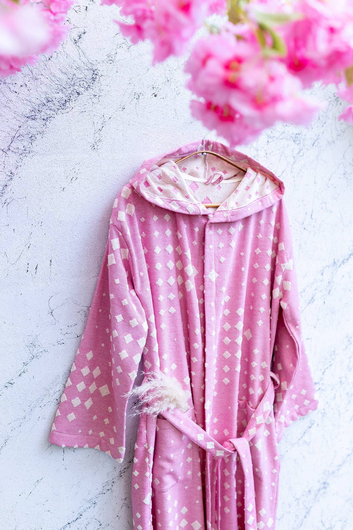 Turkish cotton light weight bathrobe
