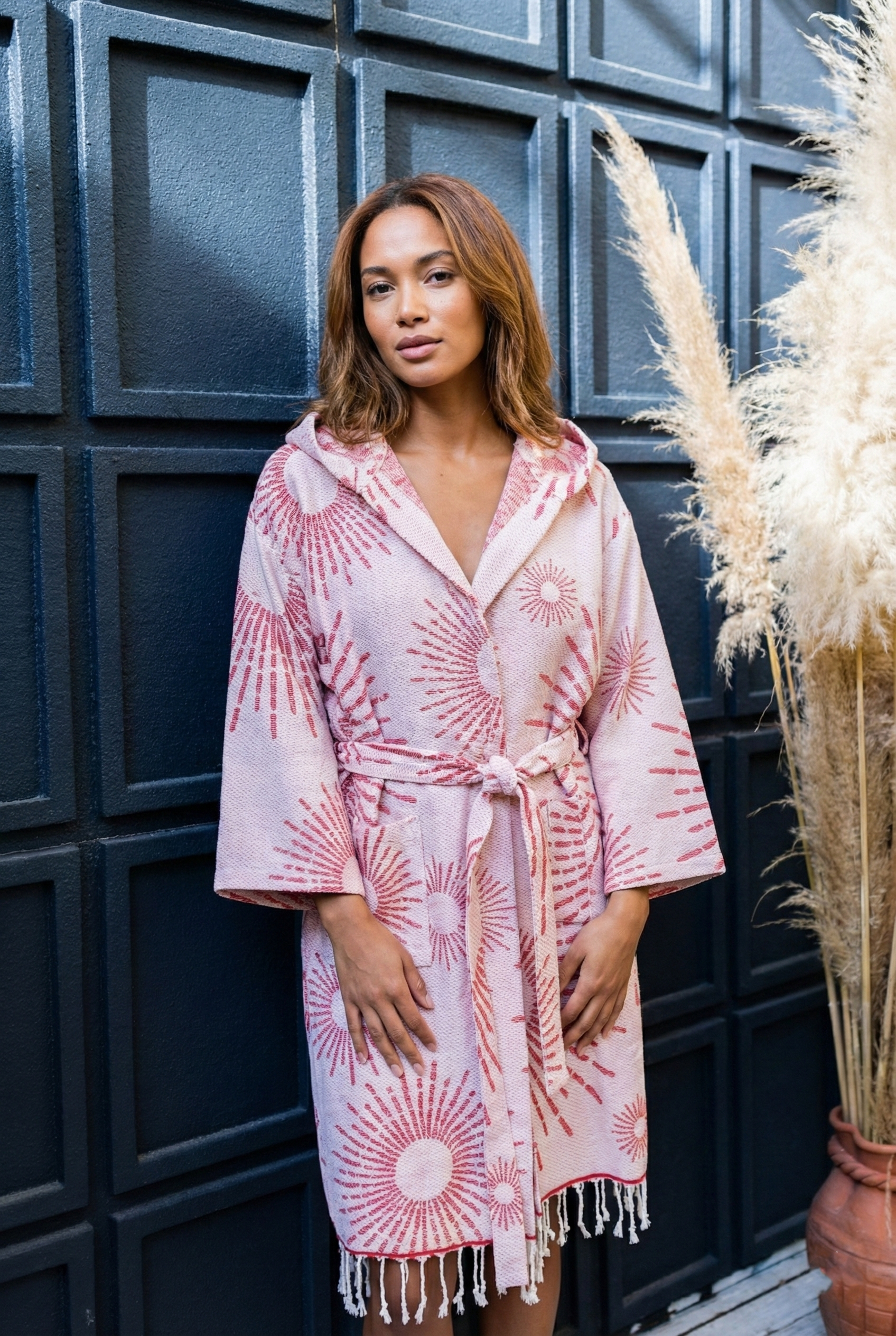 Turkish cotton light weight bathrobe