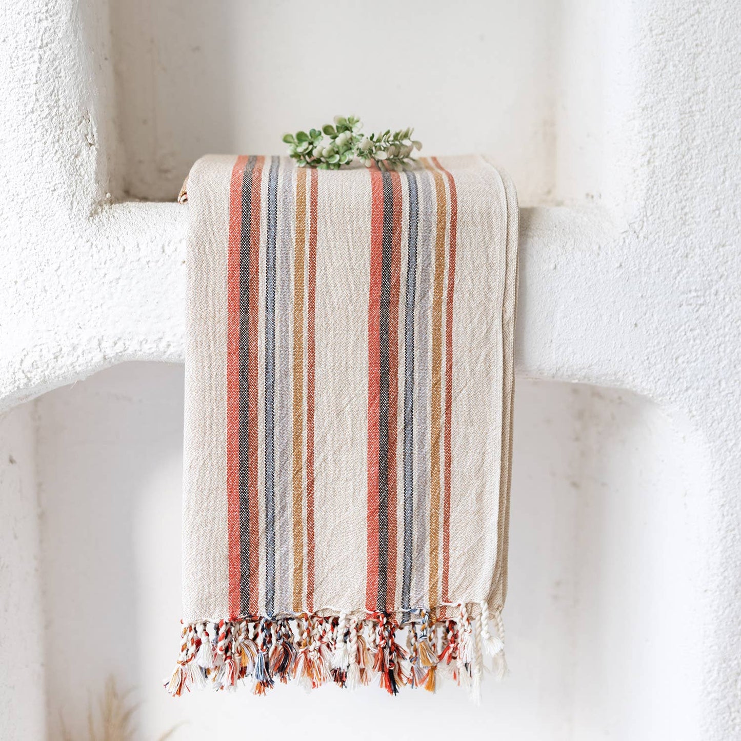 Bath Beach Towels Mid Weight Rustic Vintage Feel Pre-Washed
