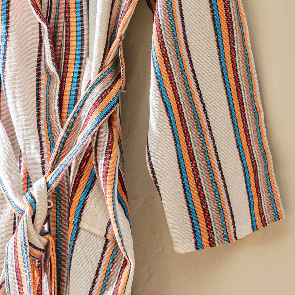 Hammam Turkish bathrobe – multicolour stripe | Kikoya