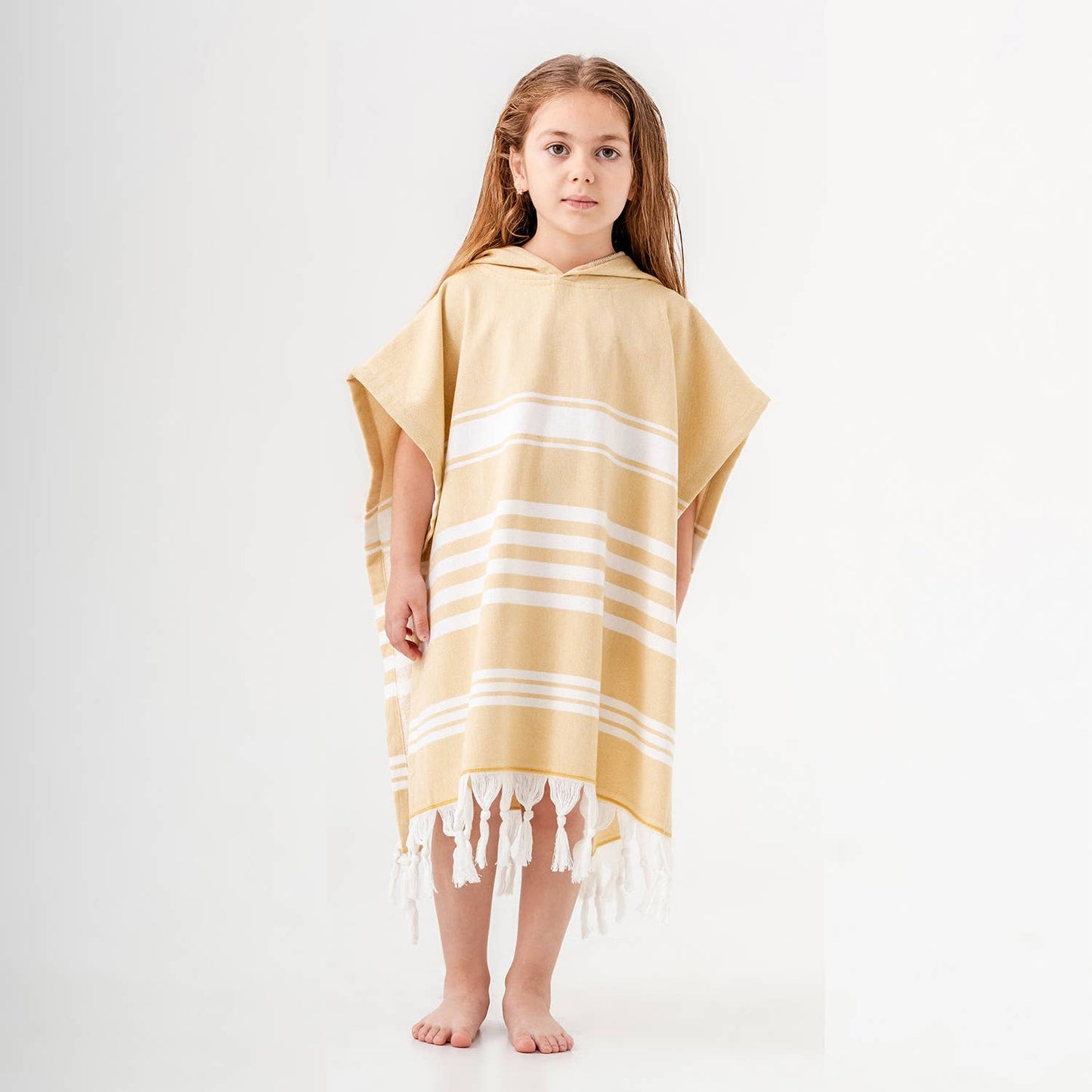 Hooded Poncho Surf Changing Swimming Beach Towel Terrybacked