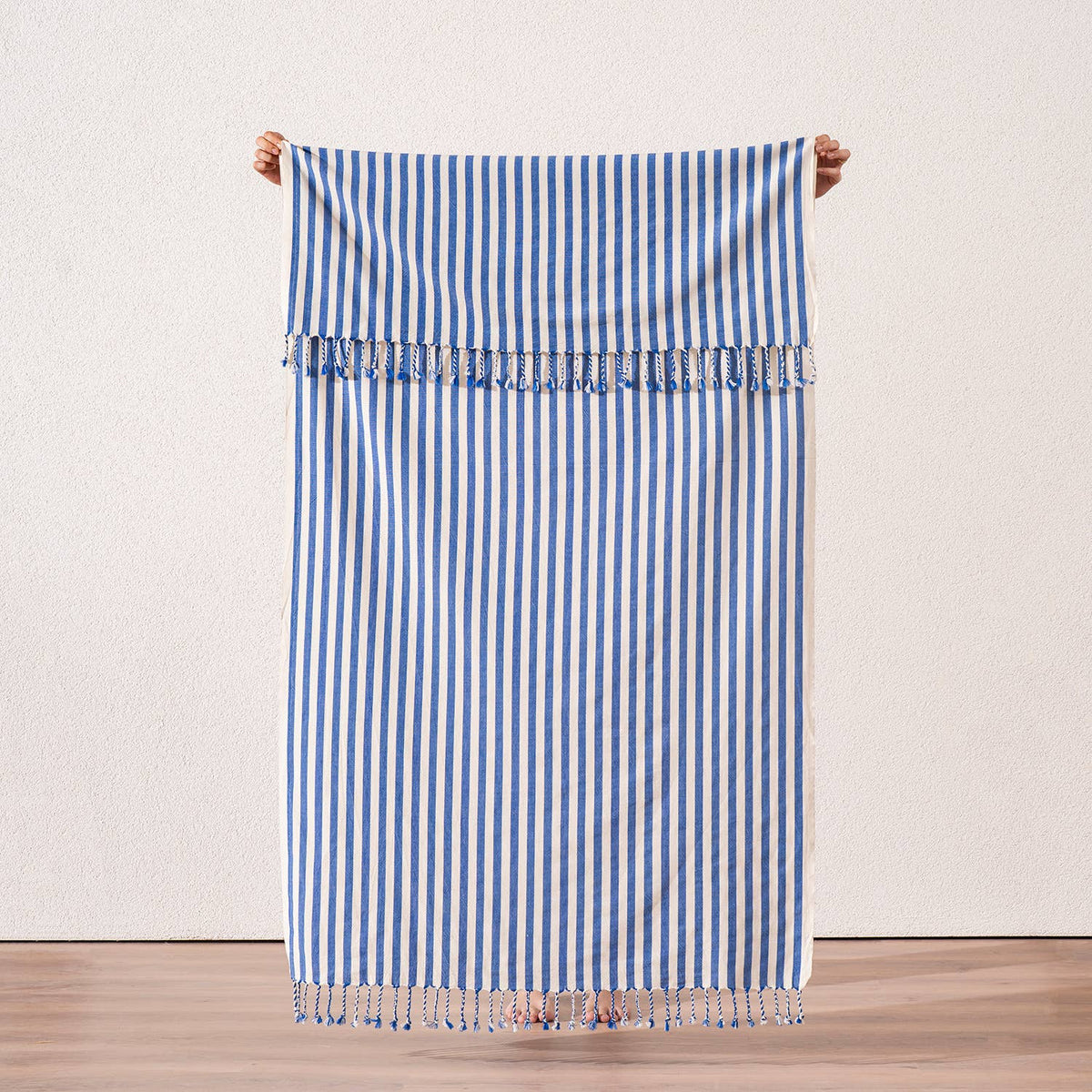 Zebra stripe Turkish beach towel, 33x66 in, flat-woven peshtemal in four colours | Kikoya