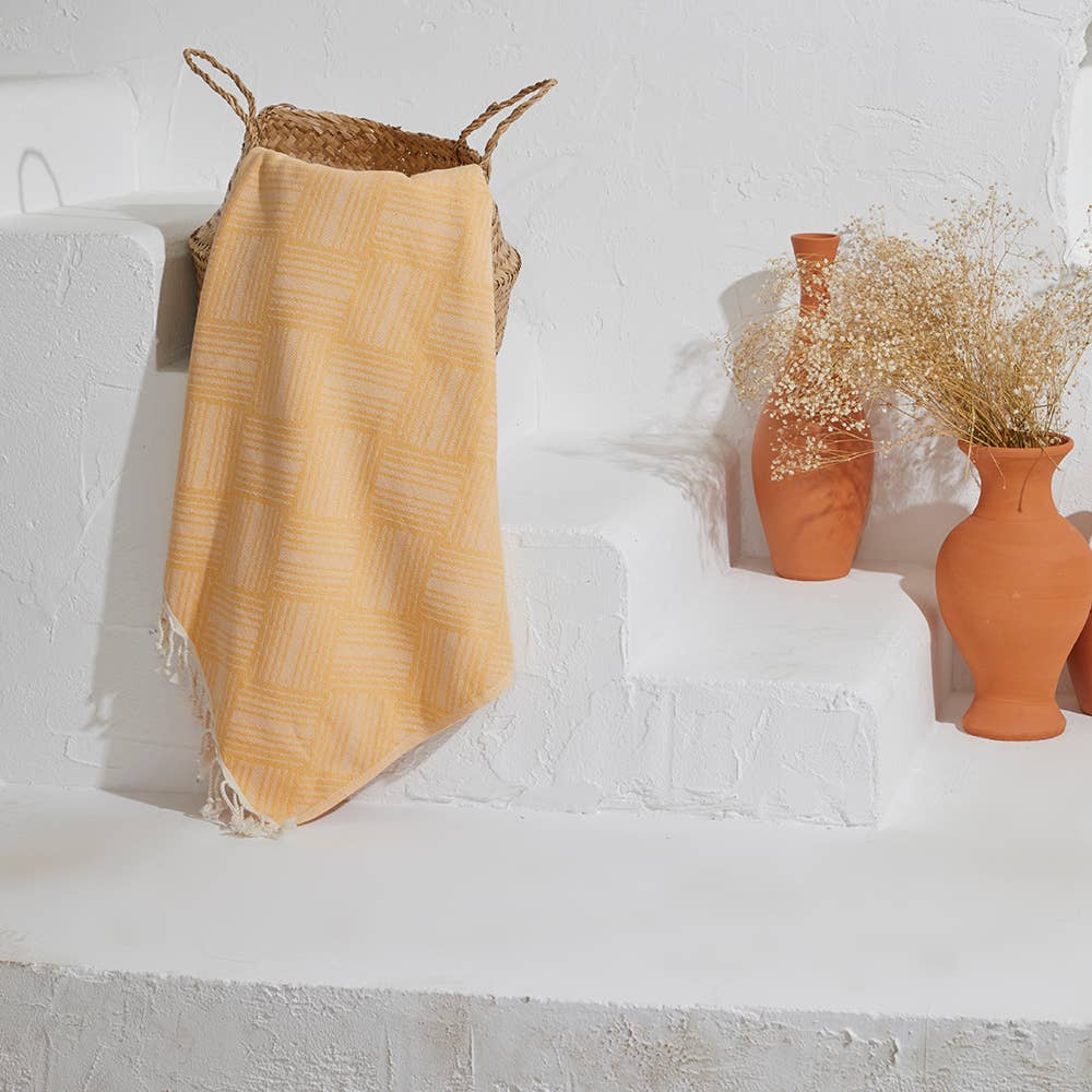 Basket Terry-backed Turkish Towels